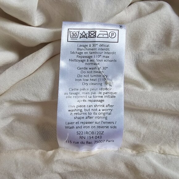 Sezane Ophelia Dress Chanson D'été - Size 36 - Picture 9 of 9